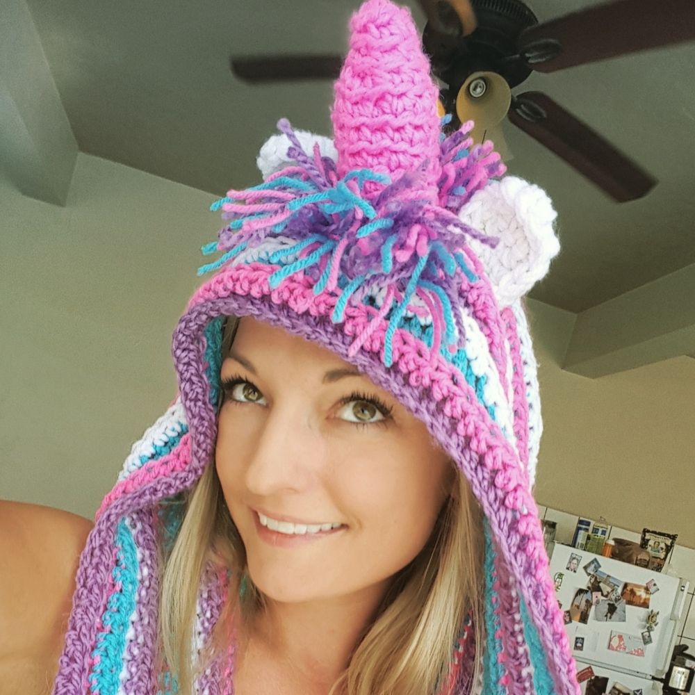 🦄 Hooded unicorn scarf 🦄